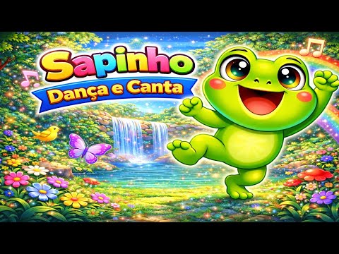 O Sapinho Dança e Canta 🐸🎵 | Canção Infantil Alegre