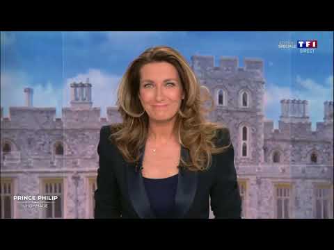 TF1 | Début • Prince Philip, obsèques royales • Anne-Claire Coudray/Gilles Bouleau - 17 avril 2021