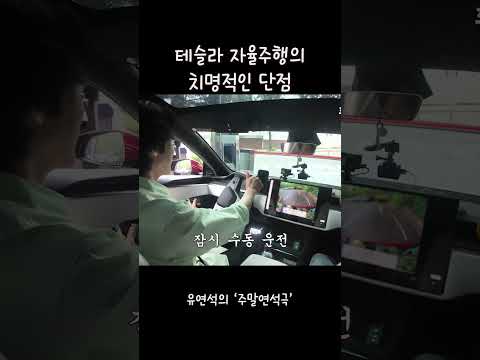 테슬라 자율주행의 단점 #유연석 #테슬라 #자율주행 #예능짤