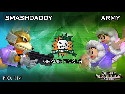 FNT #114 -  Smashdaddy (Fox) VS ARMY (Ice Climbers) - SSBM - Grand Finals
