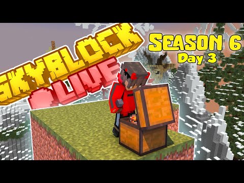 Insane Minecraft Skyblock LIVE - Day 3 with Two Tonne Tommy
