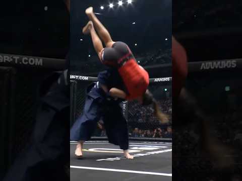 【腰投げからのアームロック】合気柔術 vs 総合格闘技 #異種格闘技戦 #mma #jiujitsu  #aikijiujitsu  #aikido