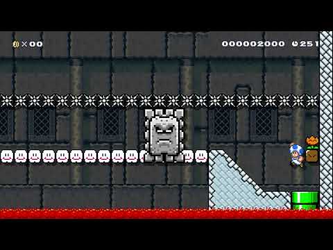 Iggy's Red Hot Castle by Skippy1219 🍄 Super Mario Maker 2 ✹Switch✹ #aph