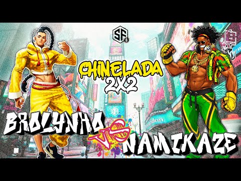 SF6 👊 Brolynho (Jamie) vs Namikaze (Dee Jay) 👊 Compilado Chinelada 2x2 - Max Vianna Torneio de Dupla