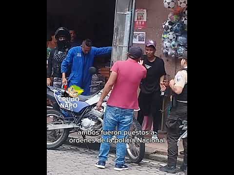Dos Delincuentes capturados en #Tena