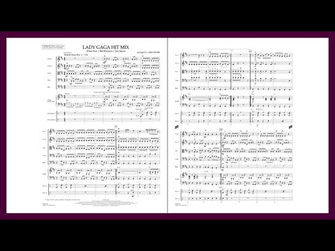 Lady Gaga Hit Mix | Arr. Larry Moore