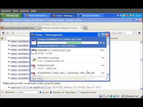 comment installer numpy sous windows