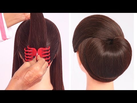 very easy hairstyle with using clutcher | try on...