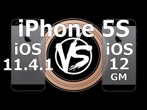 Speed Test : iPhone 5S - iOS 12 GM vs iOS 11.4.1 (Build 16A366)