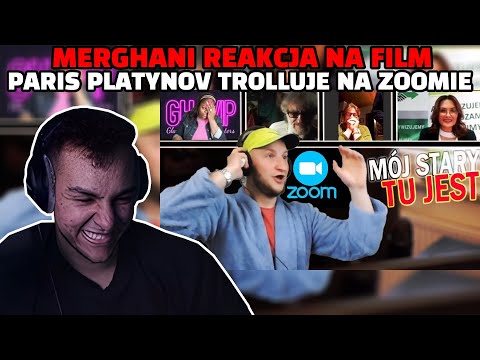 Merghani reakcja na film " Paris Platynov TROLLUJE na ZOOMie! "