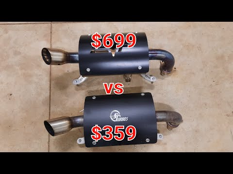 RZR PRO XP exhaust comparison