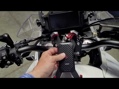 JOYROOM Motorcycle Phone Mount Holder - [Dual Vibration Dampener] 150mph Anti-Shock Phone Holder for Motorcycle [Upgrade Handlebar Clamp] - Bicycle Bike Phone Holder Mount for 4.7-7" Cell Phones video review thumbnail