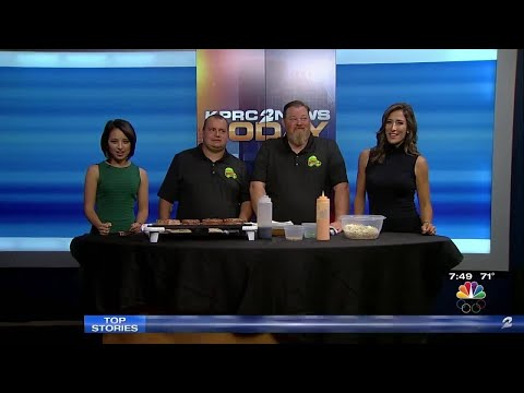 Ahi tuna tacos with Pounders Food Truck