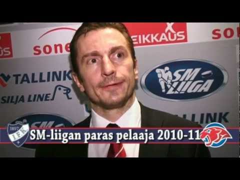 HIFK-TV:n arkisto - Keväällä 2011 Ville Peltonen valittiin runkosarjan parhaaksi