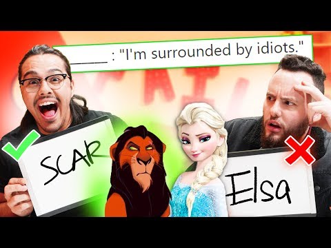 Guess The Disney Quote Challenge! Video