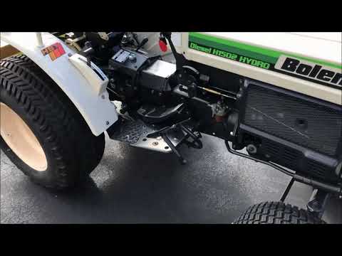 Bolens Iseki H1502 Startup and Walkaround