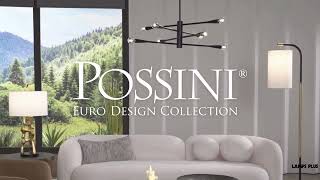 Watch A Video About the Possini Euro Livonia Matte Black 8 Light Sputnik Chandelier