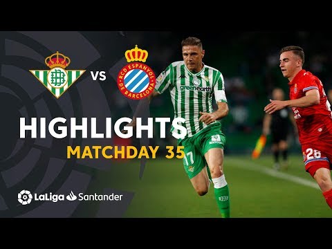 Highlights Real Betis vs RCD Espanyol (1-1)