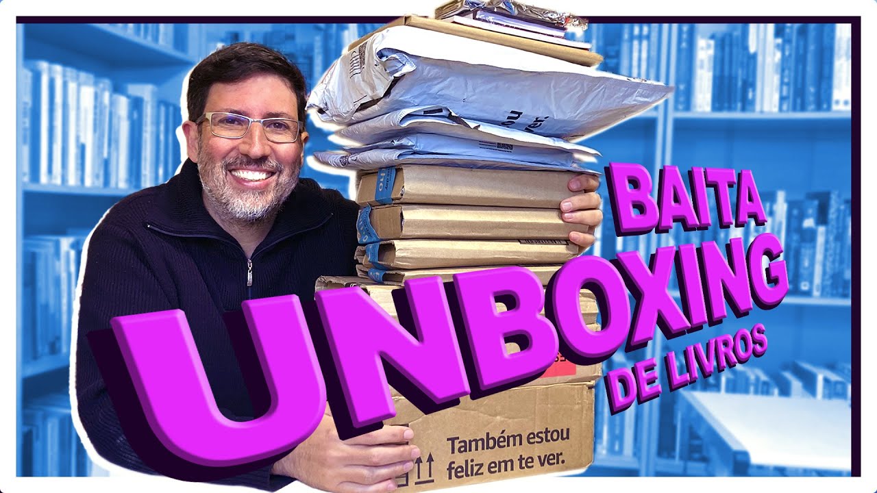 BAITA UNBOXING DE LIVROS 📚 PRESENTES DE ANIVERSÁRIO 🎁