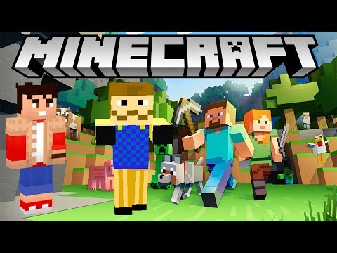 ШОУ ХРИПЛЫХ!ПРИВЕТ СОСЕД В МАЙНКРАФТЕ!ИГРА HELLO NEIGHBOR В MINECRAFT ВЫЖИВАНИЕ С ДРУГОМ!ПРИКОЛЫ