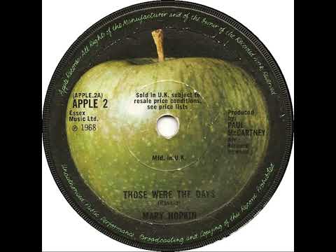 UK New Entry 1968 (192) Mary Hopkin - Those Were The Days