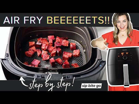 Air Fried Beets - Roasted Root Vegetables in Air Fryer (Quick Look)
