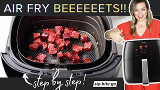 Air Fried Beets - Roasted Root Vegetables in Air Fryer (Quick Look)