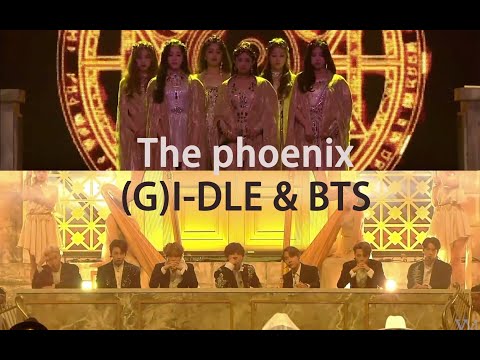 (여자)아이들((G)I-DLE)  & BTS - 'The Phoenix' stage performance remix / ft. I Need U