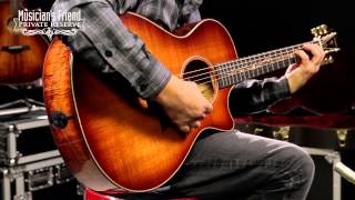 Video thumbnail for Taylor K22ce Grand Concert Cutaway ES2 Acoustic-Electric Guitar by Musician's Friend