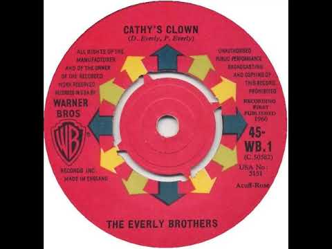 UK no. 1, (109) The Everly Brothers - Cathy's Clown