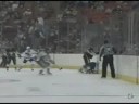 Kris Newbury vs Alex Goligoski roughings Sep 24, 2008