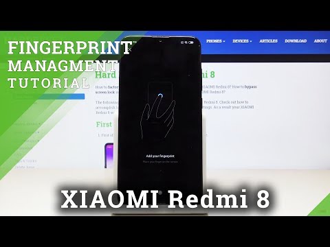 How to Add Fingerprint in XIAOMI Redmi 8 – Fingerprint Sensor