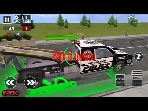 Police Tow Truck Driving Car Transporter 2020 -Best Android GamePlay