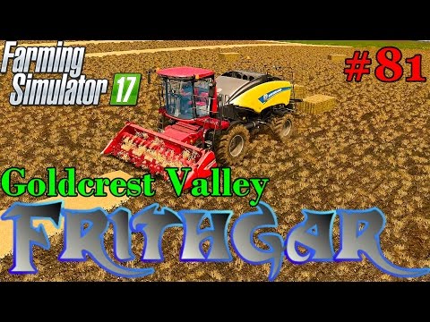 Let's Play Farming Simulator 2017, Goldcrest Valley #81: Self Propelled Baler!