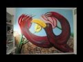 Wall Painting Big Bird Somewhere In Groningen Mov
