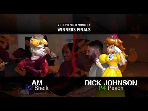 Virginia Tech Melee September Monthly - Winners Finals -AM (Sheik) vs Dick Johnson (Peach)