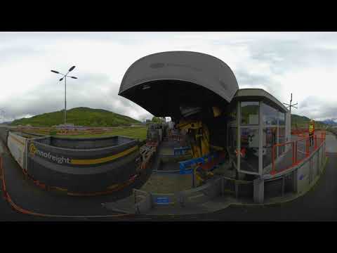 Innofreight – Stationary Unloading Machine: 360° experience