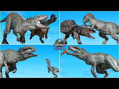 Indominus Rex All Awesome Animations & Interactions 🦖 Jurassic World Evolution 3