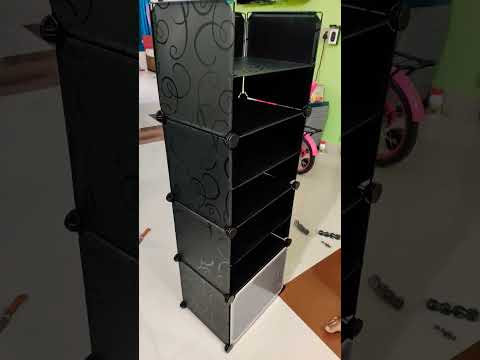 unboxing#how to assemble shoes rack#setting#plastic cabinet#shoes stand#ready😍#trending🔥🔥
