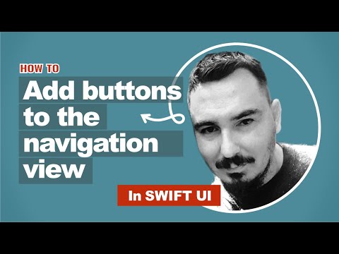 How to add buttons to your NavigationView - Swift UI