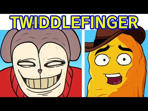 Friday Night Funkin' TWIDDLEFINGER - All Endings (FNF Mod: TWIDDLE FINGER) Gegagedigedagedago Nugget
