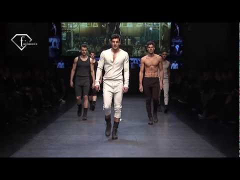 FashionTV I FTV.com - MILAN MEN fashion week 10-11 - DOLCE & GABBANA