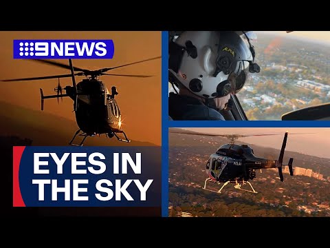 PolAir Exclusive: How NSW Police fight crime and save lives from the sky | 9 News Australia