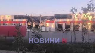 Атака на термінал «Нової пошти» у Миколаєві: з'явилися фото та відео ушкоджень