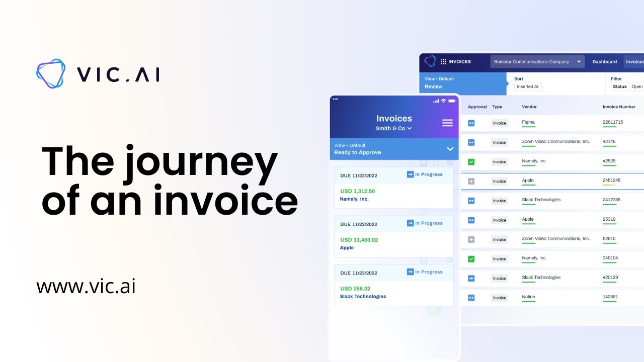 The Journey of an Invoice with Vic.ai video thumbnail