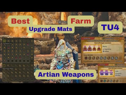 Best New Upgrade Materials Farm TU4 - Artian Weapons - Oricalcite Farm - Monster Hunter Wilds