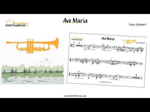 Ave Maria - Trumpet Play Along with Sheet Music