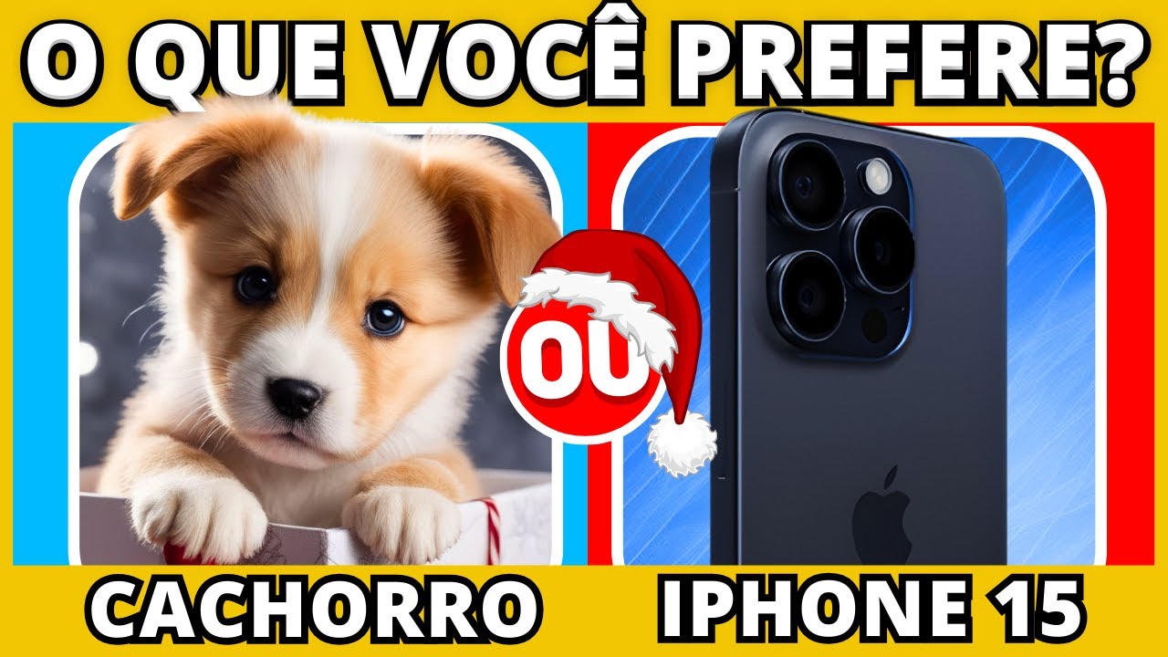 🔄 O QUE VOCÊ PREFERE? 🎅🎄 ESPECIAL DE NATAL | jogo das escolhas | Edição Natal #buuquiz #quiz