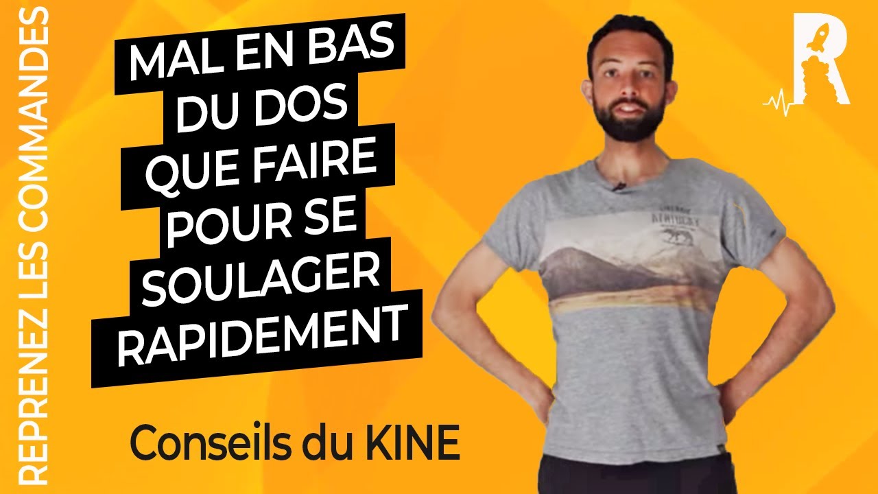 Douleur bas du dos : l'exercice à faire pour se soulager