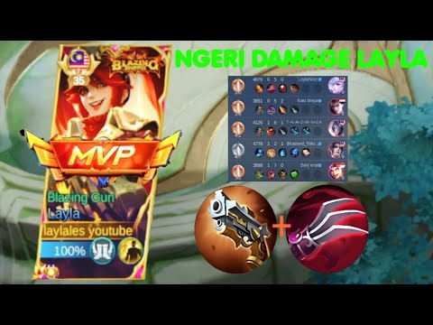 LAYLA VS ALPHA HYPER❗POWER DAMAGE LAYLA 2 SHOT ENEMY | build top 1 global Layla